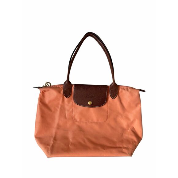 Longchamp Handbags - Longchamp Tote Bag Paris Le Pliage Orange Nylon